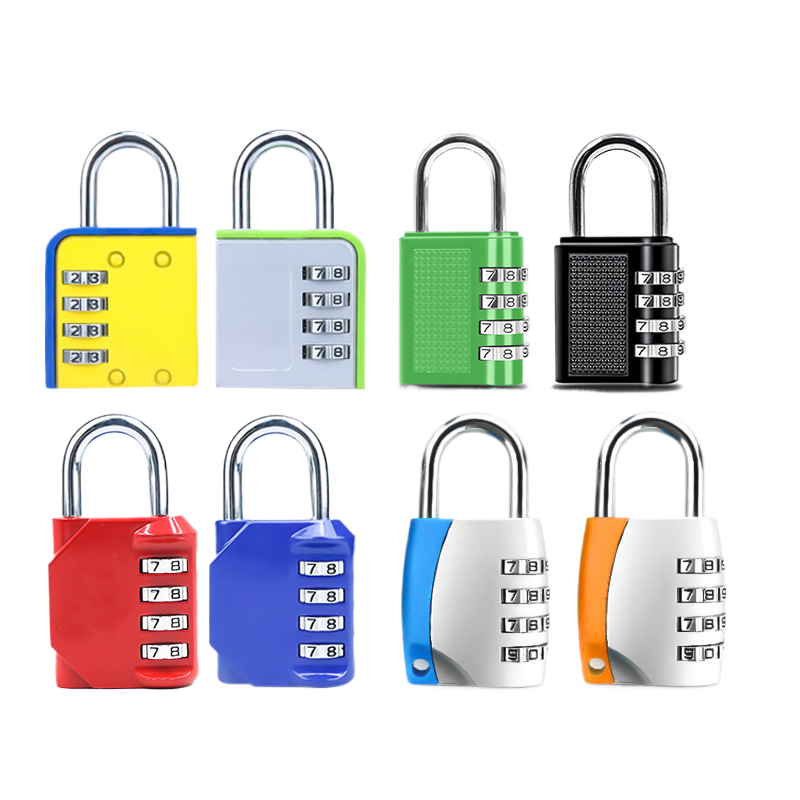 Four-digit mechanical password lock