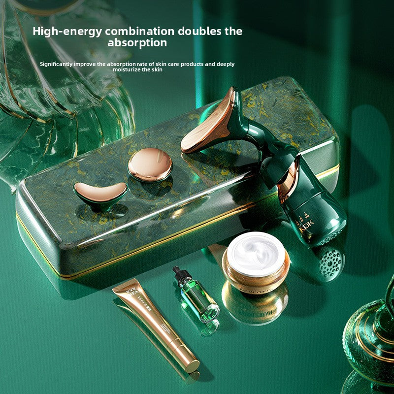 Four-Dimensional Lifting Massage Instrument with Replaceable Heads