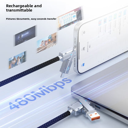 Four-in-one data cable