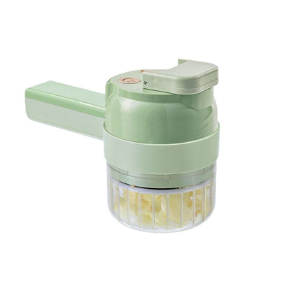 Four In One Electric Vegetable Cutter Garlic Grinder Kitchen Slicer