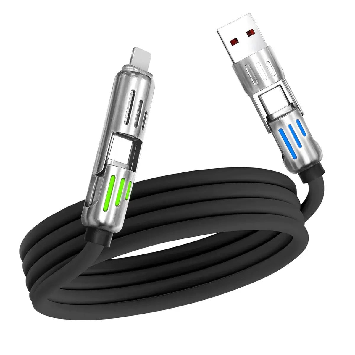 Four-in-One Fast Charging Data Cable
