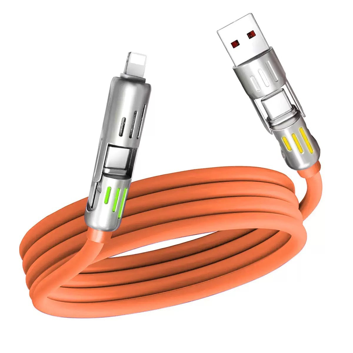 Four-in-One Fast Charging Data Cable