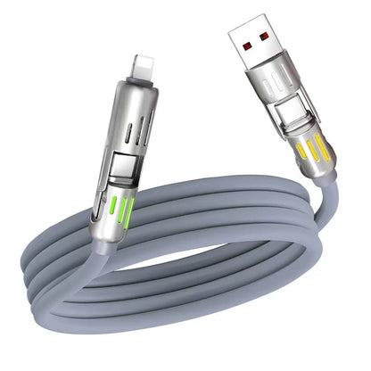 Four-in-One Fast Charging Data Cable