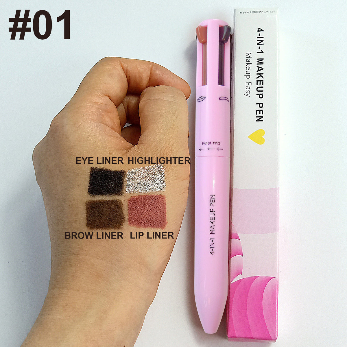 Four-in-One Makeup Pencil
