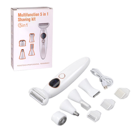 Four-in-One USB Rechargeable Electric Shaver
