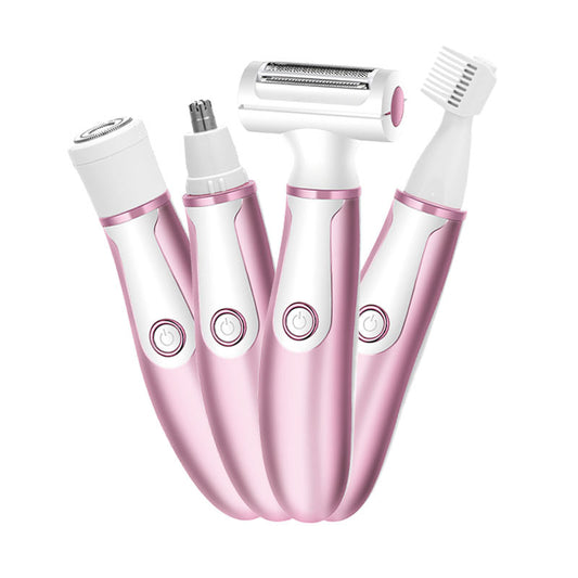 Four-in-One USB Rechargeable Electric Shaver