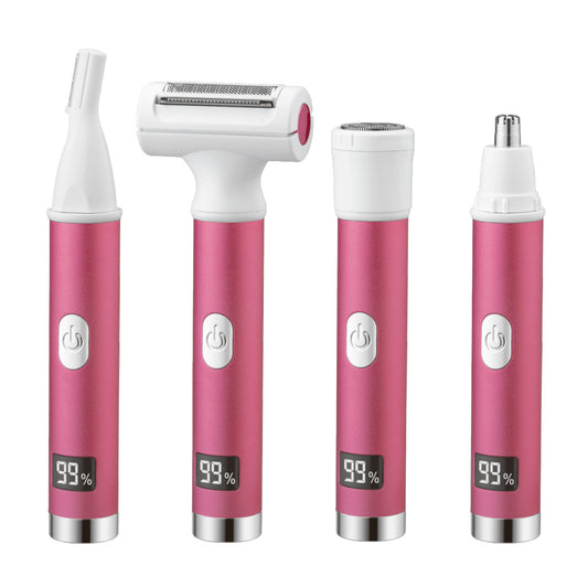 Four-in-One USB Rechargeable Electric Shaver