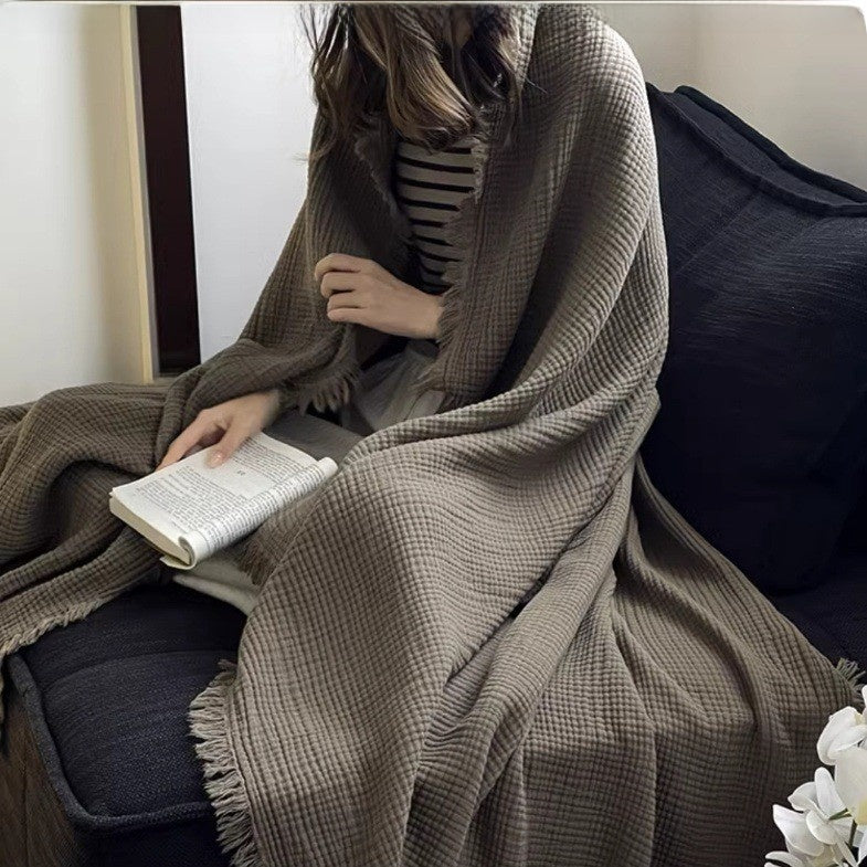 Four-Layer Combed Cotton Gauze Blanket