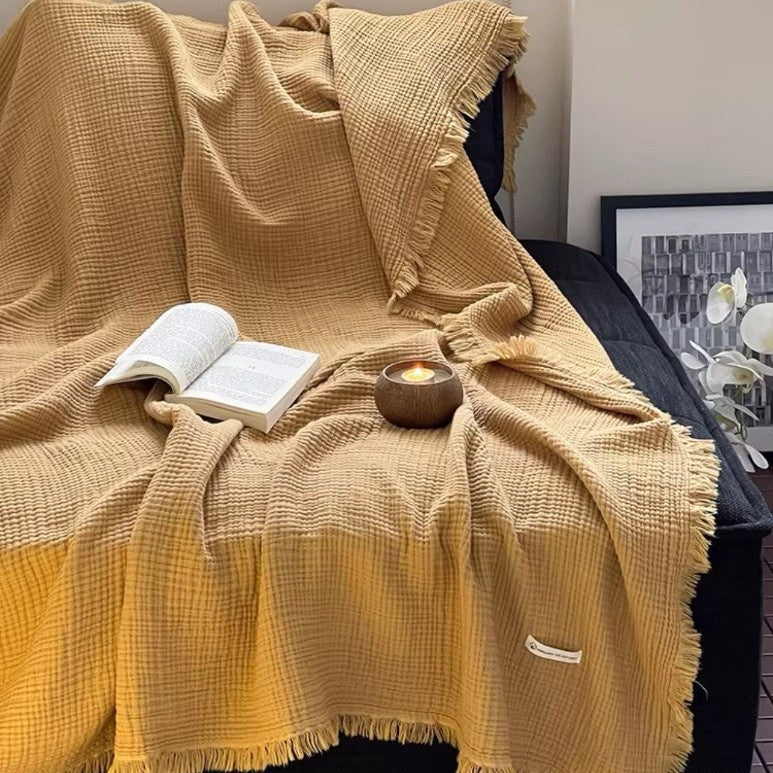 Four-Layer Combed Cotton Gauze Blanket