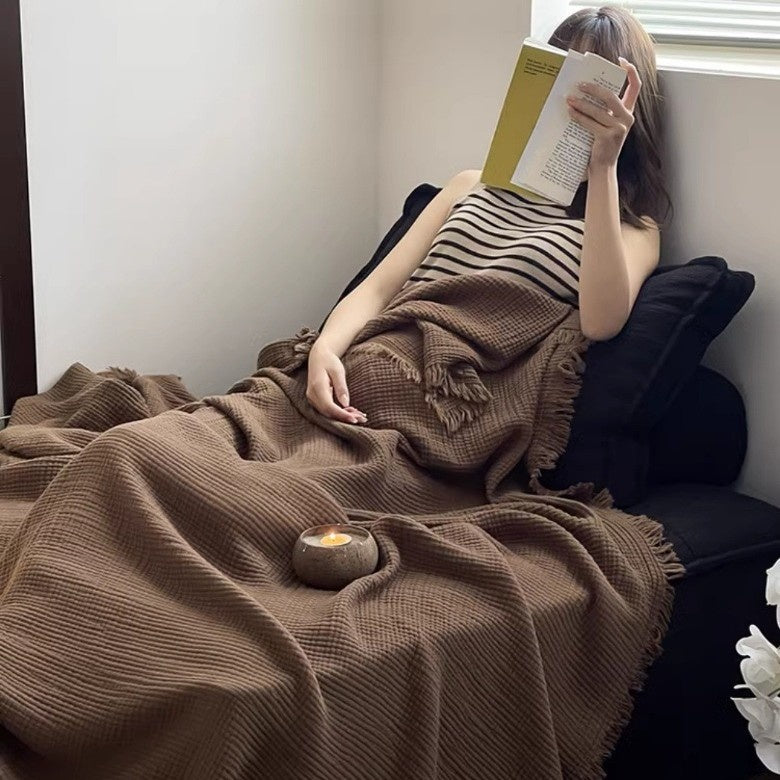 Four-Layer Combed Cotton Gauze Blanket