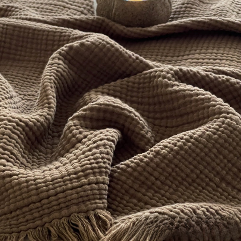 Four-Layer Combed Cotton Gauze Blanket