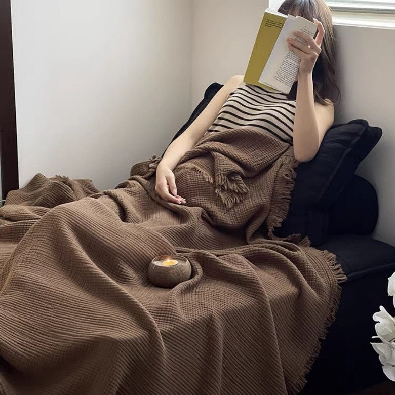 Four-Layer Combed Cotton Gauze Blanket