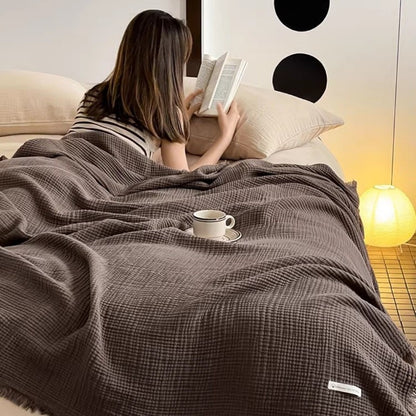Four-Layer Combed Cotton Gauze Blanket
