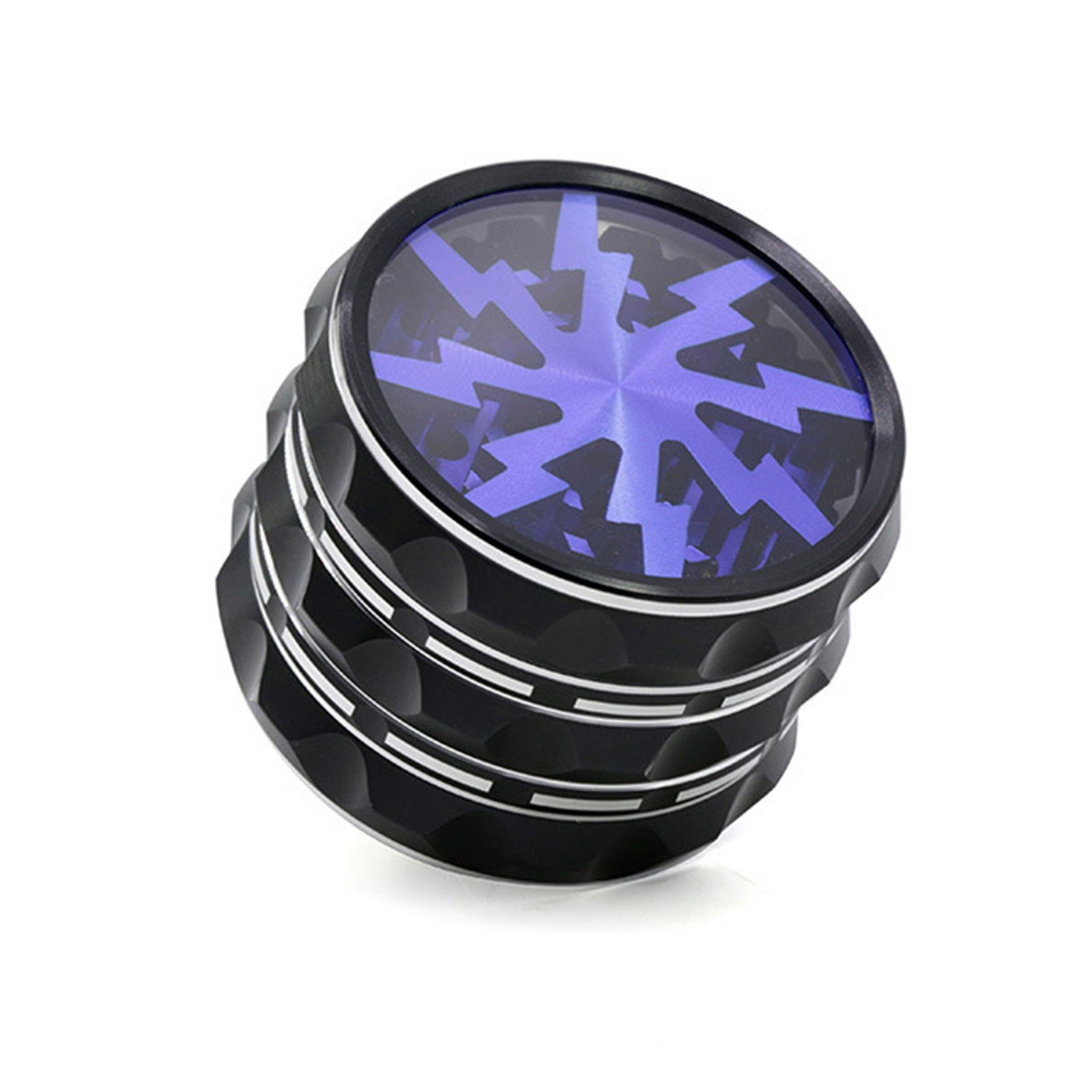 Four-Layer Transparent Zinc Alloy Grinder
