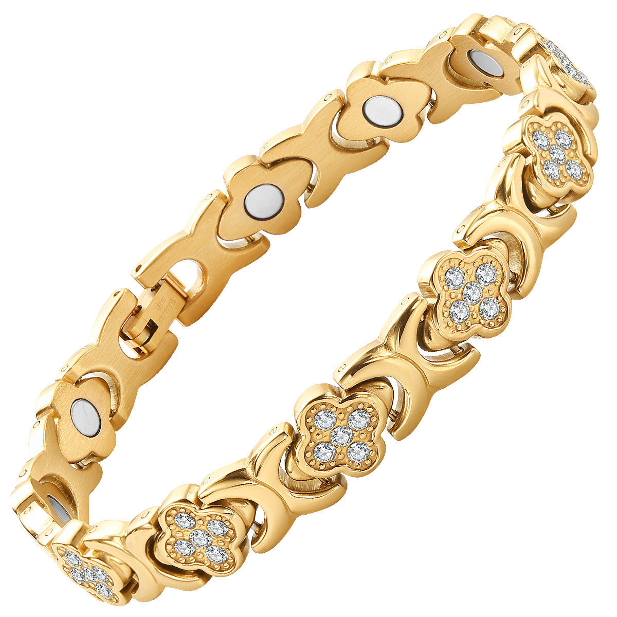 Four-leaf clover bracelet