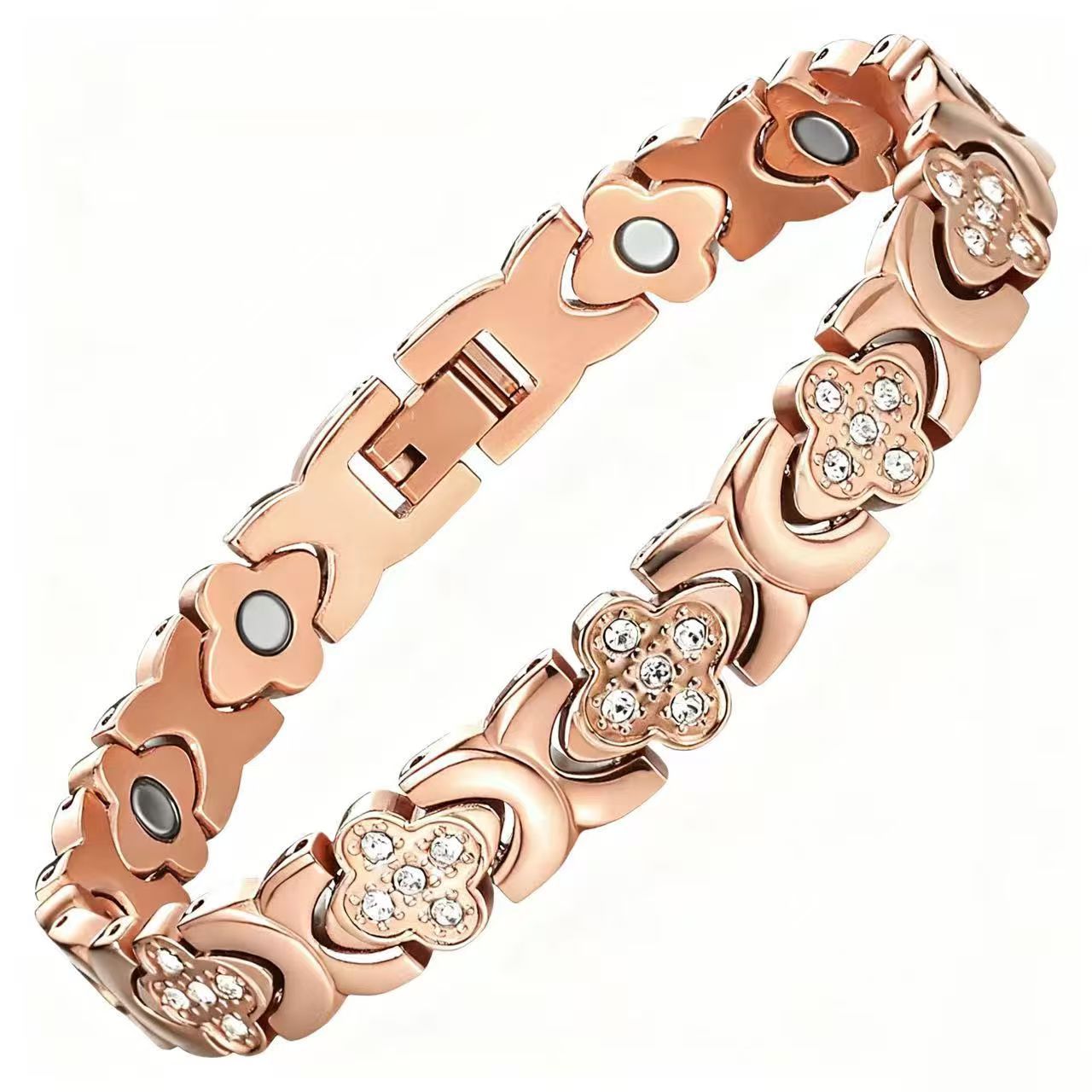 Four-leaf clover bracelet