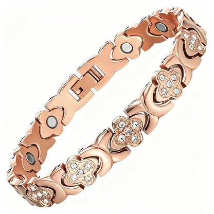 Four-leaf clover bracelet