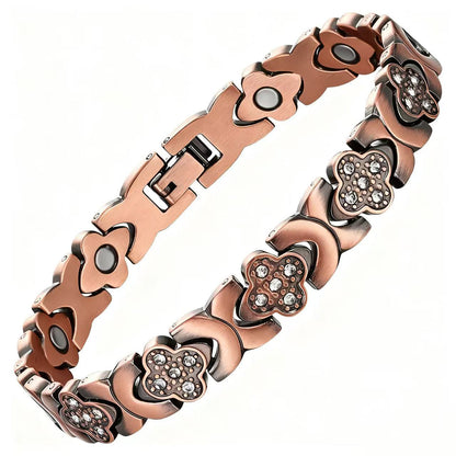 Four-leaf clover bracelet