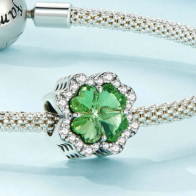 Four-leaf Clover Charm