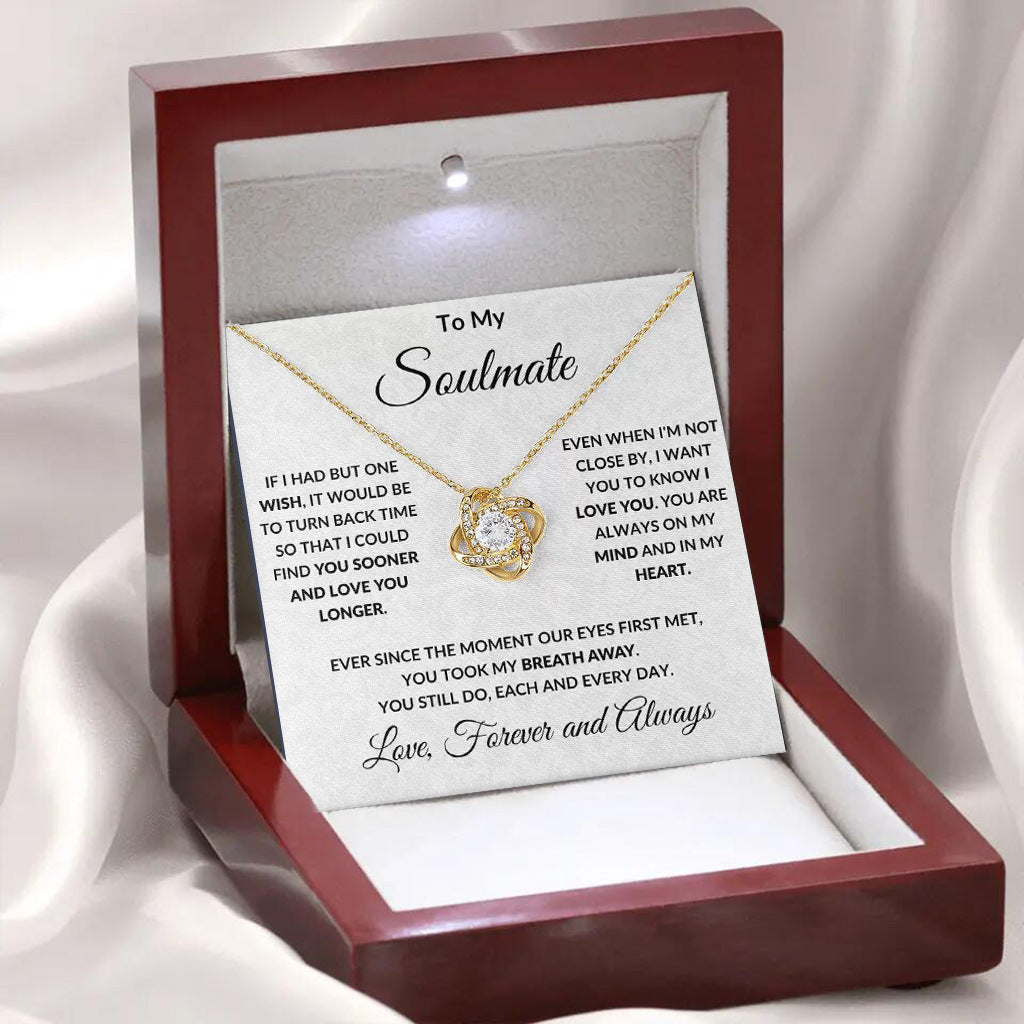 Four Leaf Clover Copper Necklace with Gift Box
