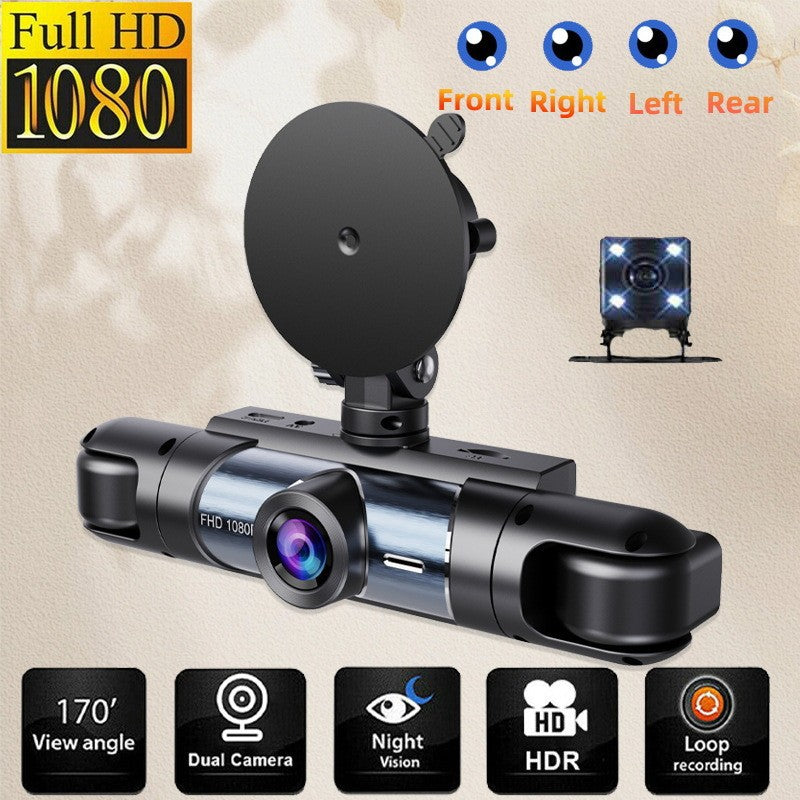 Four Lens Vehicle Dash Cam