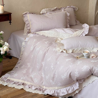 Four-piece bed set