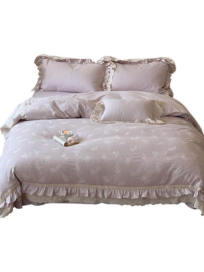Four-piece bed set