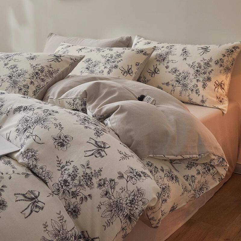 Four-piece bed set