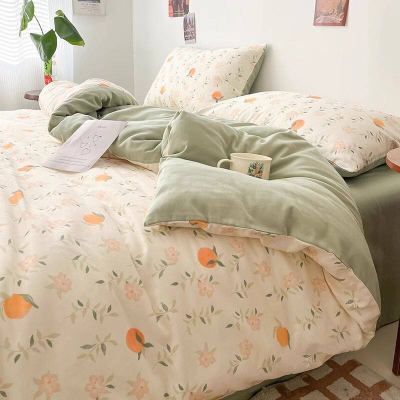 Four-piece bed set
