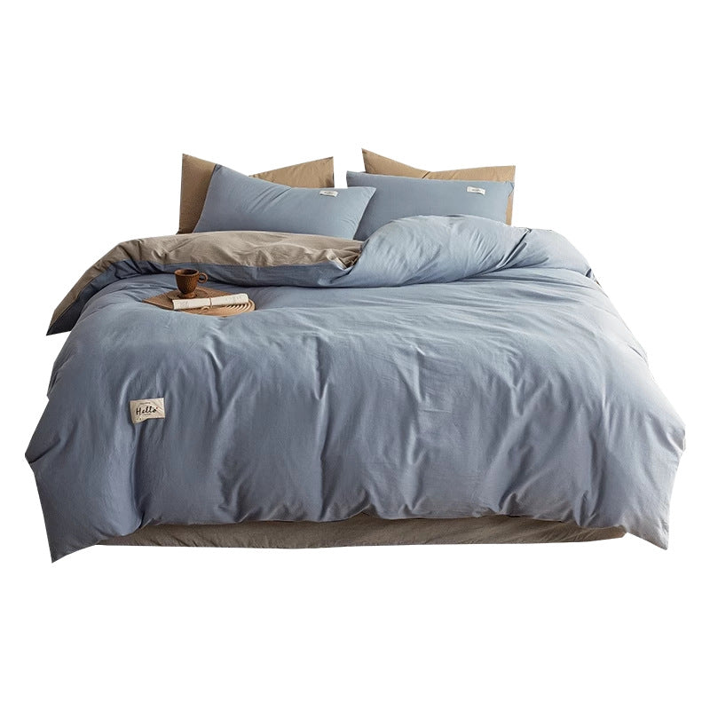 Four-piece cotton bed set