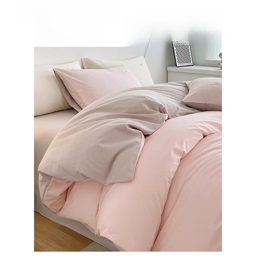 Four-piece cotton bed set