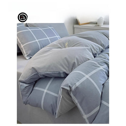 Four-piece cotton bed set