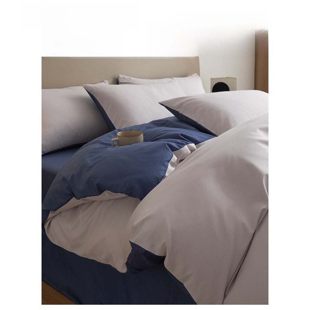 Four-piece cotton bed set