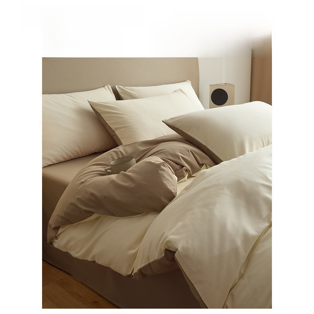 Four-piece cotton bed set