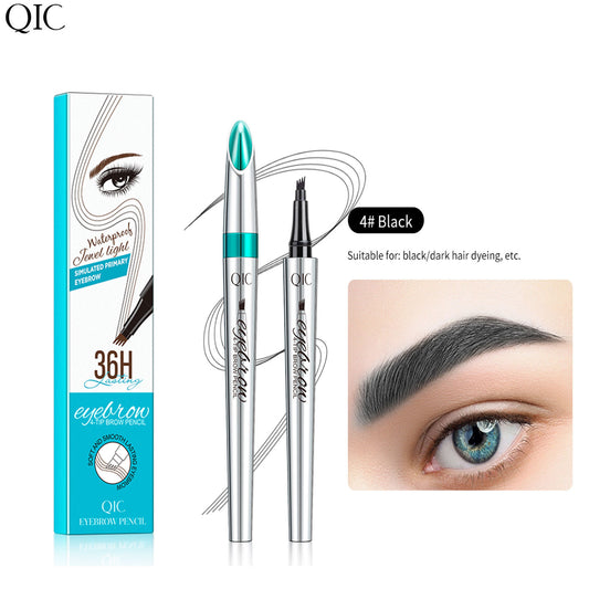 Four-Prong Liquid Eyebrow Pen