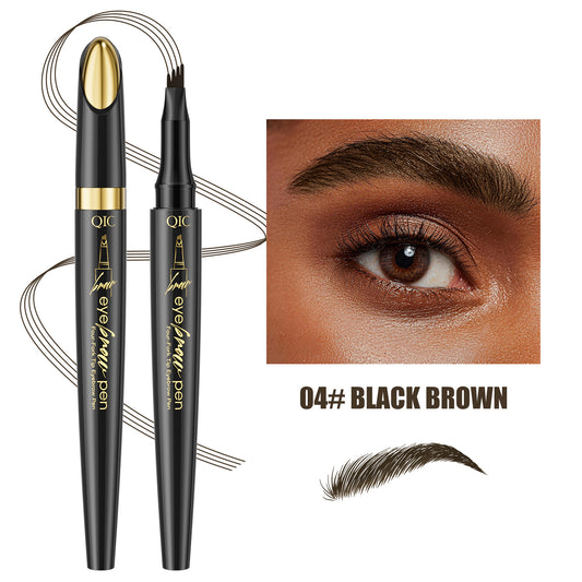 Four-Prong Liquid Eyebrow Pen