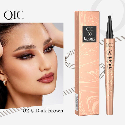 Four-Prong Liquid Eyebrow Pen