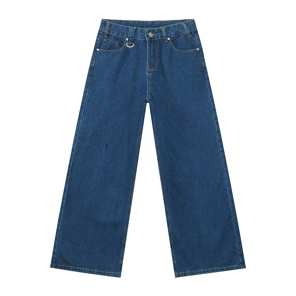 Four-season style casual jeans in a trendy western style