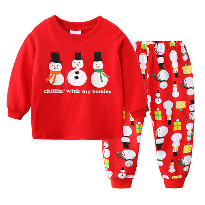 Four Seasons Pure Cotton Lightweight Boys and Girls Santa Claus Costume