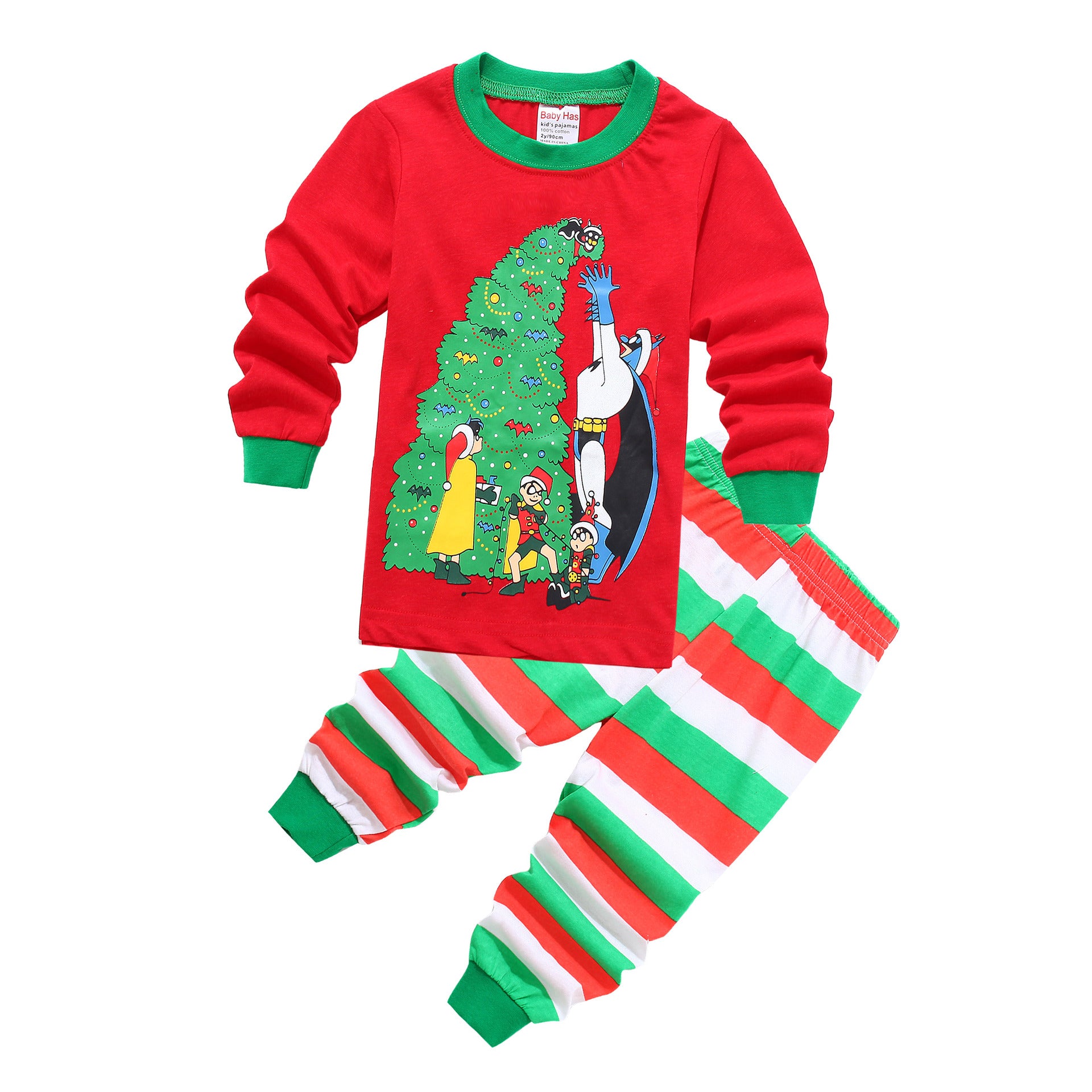 Four Seasons Pure Cotton Lightweight Boys and Girls Santa Claus Costume