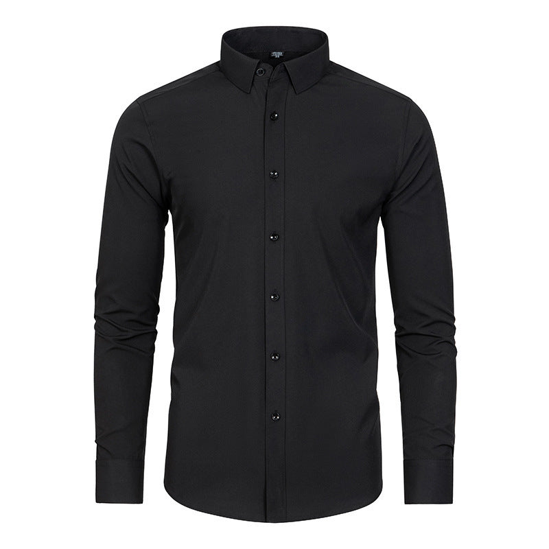 Four-Way Stretch No-Iron Mens Business Shirt