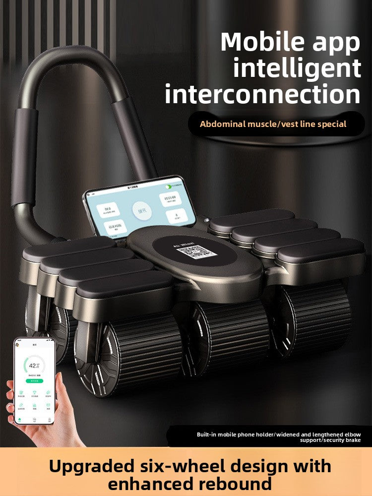 Four-wheel ab roller