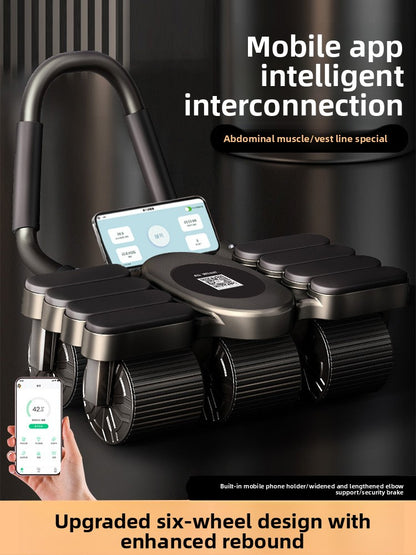 Four-wheel ab roller