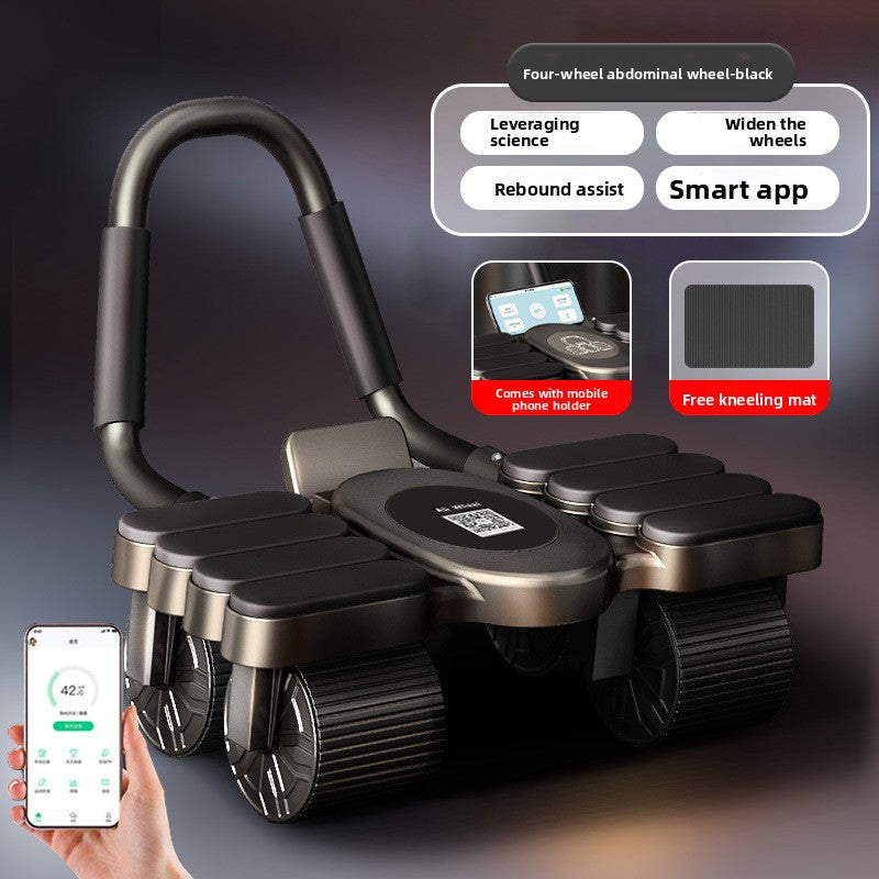 Four-wheel ab roller
