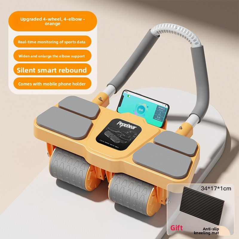 Four-Wheel Abdominal Fitness Wheel