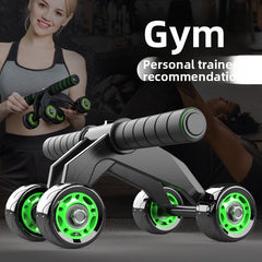 Black with green wheels