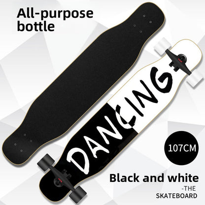 Four Wheel Double Warped Longboard Skateboard