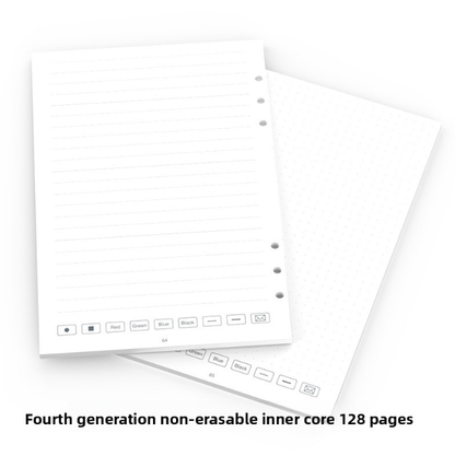 Fourth generation smart pen accessory loose-leaf notebook