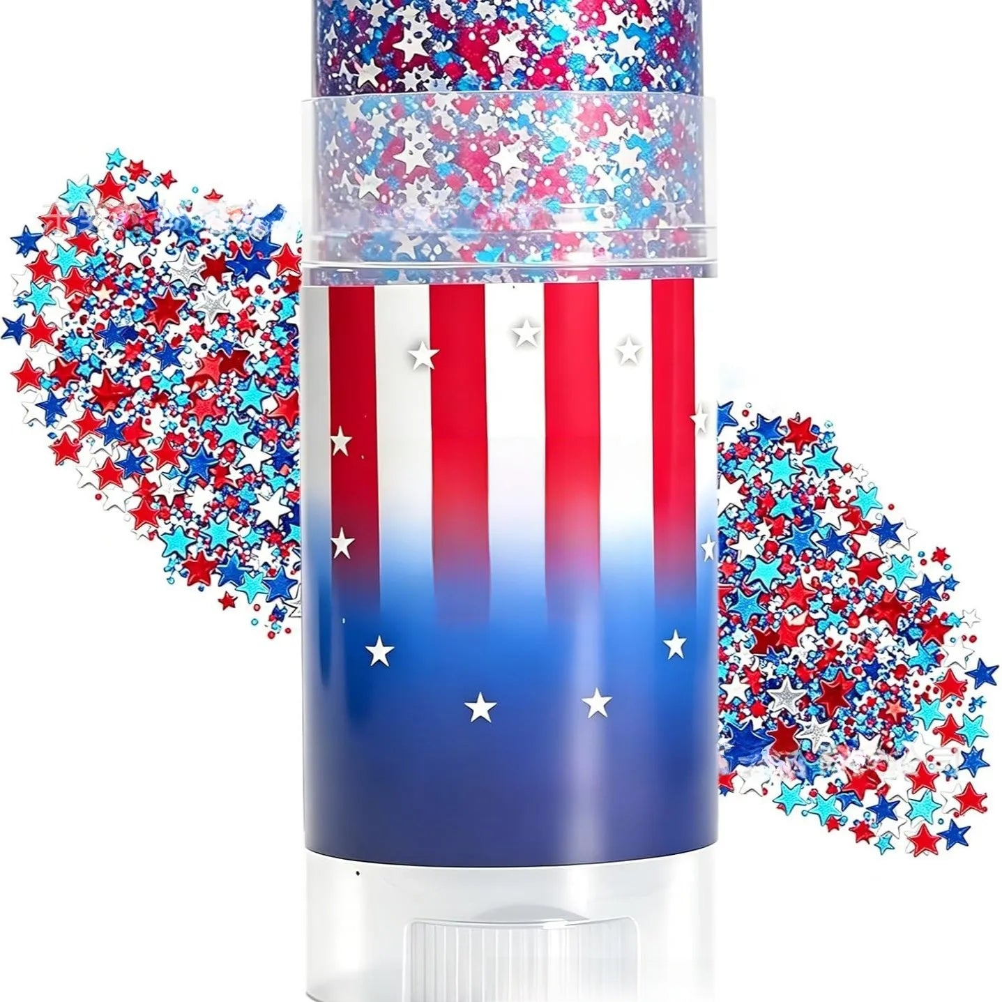 Fourth of July Glitter Stick