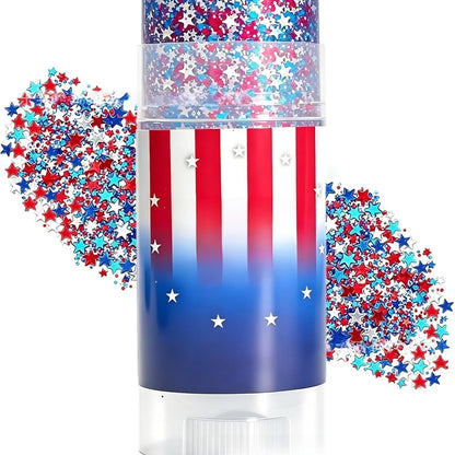 Fourth of July Glitter Stick